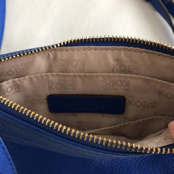 Cobalt Blue Michael Kors Purse - Picture 7 of 10
